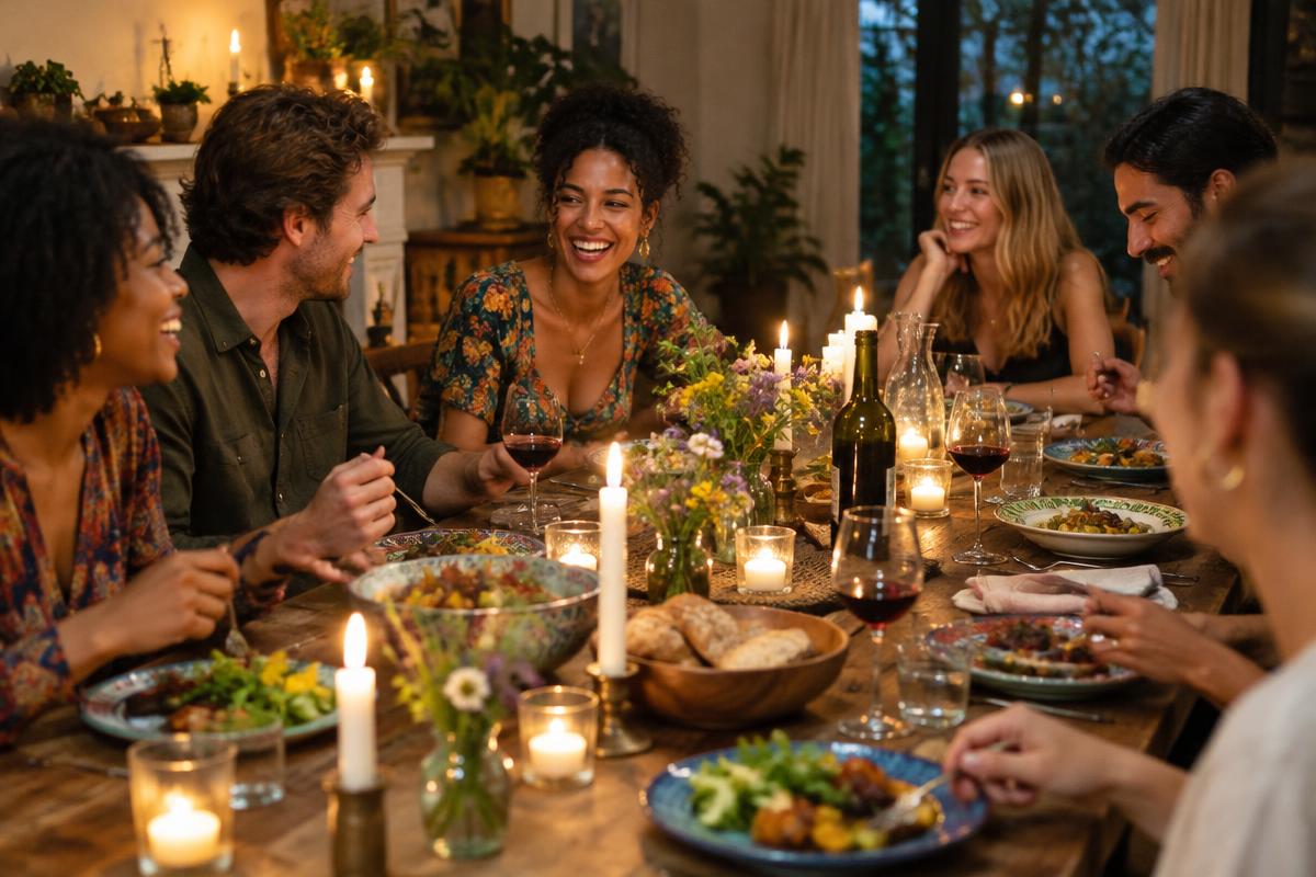Dinner with good company
